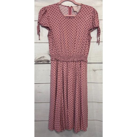 Gal Meets Glam Dresses & Skirts - Gal Meets Glam | Pink Corinne Dress Size 4 pink polka dots